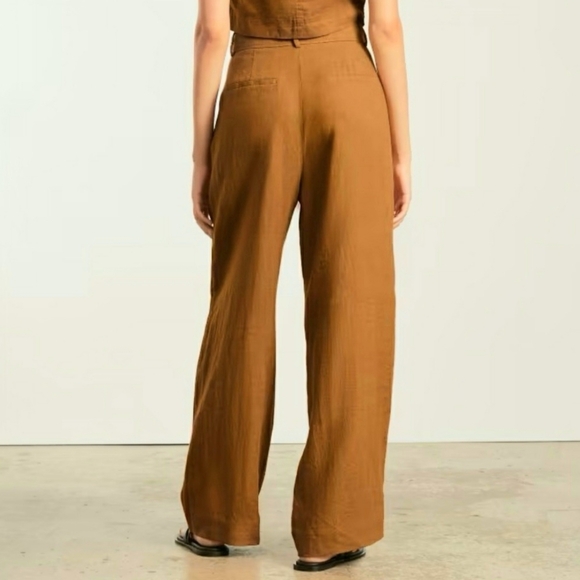 Everlane The Linen Way High Drape Pants - Picture 2 of 9